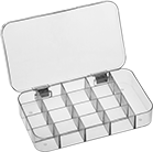 Image of Product. Front orientation. Organizer Boxes. Impact-Resistant Compartmented Organizer Boxes, Style G.