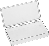 Image of Product. Front orientation. Organizer Boxes. Compartmented Organizer Boxes, Style A.