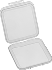 Image of Product. Front orientation. Organizer Boxes. Low-Profile Compartmented Organizer Boxes, Style A.