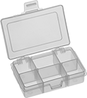 Image of Product. Front orientation. Organizer Boxes. Chemical-Resistant Compartmented Organizer Boxes, Style M.