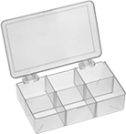 Image of Product. Front orientation. Organizer Boxes. Chemical-Resistant Compartmented Organizer Boxes, Style D.