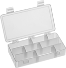 Image of Product. Front orientation. Organizer Boxes. Chemical-Resistant Compartmented Organizer Boxes, Style N.