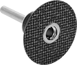 Image of Product. Front orientation. Backup Pads. Quick-Change-Fastener Mount, Sold as Assortments.