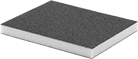 Image of Product. Front orientation. Sandpaper. Sanding Sponges for Soft Metals, Plastic, and Rubber.