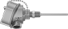 Hazardous Location Threaded Thermocouple Probe Transmitters for Liquids and Gases