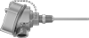 Hazardous Location Threaded Thermocouple Probe Transmitters for Liquids and Gases 