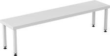 Image of Product. Front orientation. Benches. Clean Room Benches, Style A.