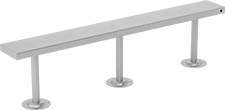 Image of Product. Front orientation. Benches. Clean Room Benches, Style C.