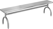 Image of Product. Front orientation. Benches. Clean Room Benches, Style B.