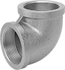 Low-Pressure Galvanized Iron and Steel Threaded Pipe Fittings