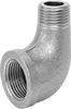 Low-Pressure Galvanized Iron and Steel Threaded Pipe Fittings