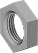 Image of Product. Front orientation. Pipe Locknuts. Low-Pressure Galvanized Iron and Steel Threaded Pipe Locknuts.