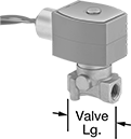 Image of Product. Front orientation. Contains Annotated. Solenoid On/Off Valves. Premium Compact Solenoid On/Off Valves.