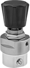 Image of Product. Front orientation. Vacuum-Regulating Valves. High-Accuracy Panel-Mount Vacuum-Regulating Valves for Air and Inert Gas.