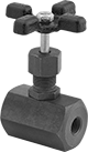 Image of Product. Style D. Front orientation. Style D. High-Pressure Threaded Precision Flow-Adjustment Valves.
