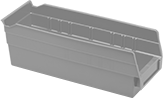 Image of Product. Front orientation. Bins. Nestable Plastic Bins.