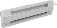 Image of ProductInUse. Front orientation. Air Diverters. Baseboard Diverters.