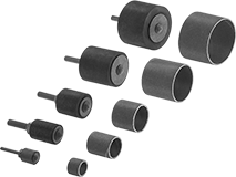 Image of Product. Front orientation. Sanding Drum and Sleeve Kits.