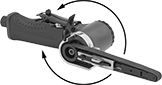 Image of Product. Front orientation. Sanders. Air-Powered Narrow-Belt Sanders.