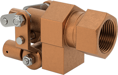 Image of Product. Front orientation. Float Valve Body for Water, Buna-N Seal, Nonrotating Plunger, 1 NPT Female Inlet.