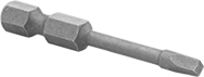 Image of Product. Quick-Change Hex Shank. Front orientation. Screwdriver Bits. Square Bits For Impact Drivers, For Power Tools.