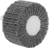 Nylon Mesh Cushioned Flap Sanding Wheels with Shank