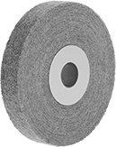 Image of Product. Front orientation. Grinding Wheels. Bench and Pedestal Grinding Wheels with Nylon Mesh for Deburring Metals.