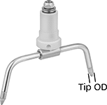 Image of Product. Front orientation. Air Nozzles. Rotating Air Nozzles.