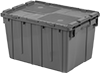 Tote Boxes with Interlocking Lids