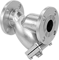 Image of Product. Back orientation. Strainers. Low-Pressure Stainless Steel Y-Strainers.