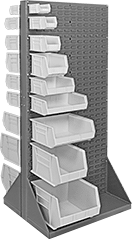 Image of Product. Front orientation. Bin Racks. Design-Your-Own Bin-Box Racks, Stationary, Style D.