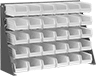 Image of Product. Front orientation. Bin Racks. Tabletop Bin-Box Racks, Stationary, Total of 30 Bins.