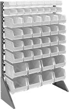 Image of Product. Front orientation. Bin Racks. Bin-Box Racks, Stationary, Style D.