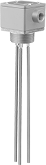 Image of Product. Front orientation. Level Sensor Switches. Cut-to-Length Level Sensor Switches for Conductive Liquids, 3 Probes.