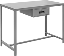 Image of Product. Front orientation. Tables. Steel Tables, Style D, Stationary.