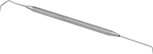 Image of Product. 90° Angled Tip × Multiangle Tip. Front orientation. Picks. Two-Tip Precision Picks, 90° Angled Tip × Multiangle Tip, Straight Handle.
