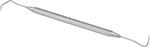 Image of Product. Hook Tip × Multiangle Tip. Front orientation. Picks. Two-Tip Precision Picks, Hook Tip × Multiangle Tip, Straight Handle.