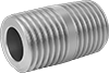 Thick-Wall Stainless Steel Threaded Pipe Nipples and Pipe