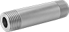Thick-Wall Stainless Steel Threaded Pipe Nipples and Pipe