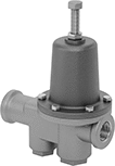 Image of Product. Front orientation. Pressure-Regulating Valves. Heavy Duty Pressure-Regulating Valves for Water and Air.