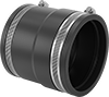 Drain, Waste, and Vent PVC Clamp-On Pipe Fittings for Water