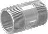 Clear-View Thick-Wall Plastic Pipe Nipples and Pipe for Water