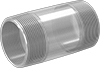 Clear-View Thick-Wall Plastic Pipe Nipples and Pipe for Water