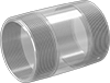 Clear-View Thick-Wall Plastic Pipe Nipples and Pipe for Water