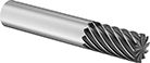 Image of Product. Front orientation. End Mills. Fast-Cut Carbide Square End Mills, 11 Flutes.