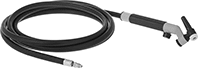 Image of Product. Front orientation. TIG Torches. TIG Torches for Pipe Welding, Rotating-Head Torch Body with Interchangeable Head, Gas Valve Included.