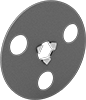See-Through Arbor-Mount Sanding Discs
