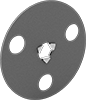 See-Through Arbor-Mount Sanding Discs