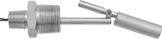 Image of Product. Style A. Front orientation. Float Switches. Hazardous Location Float Switches for Chemicals, 316 Stainless Steel Body and Float, Style A.