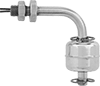 Through-Wall Horizontal-Mount Float Switches for Food and Beverage